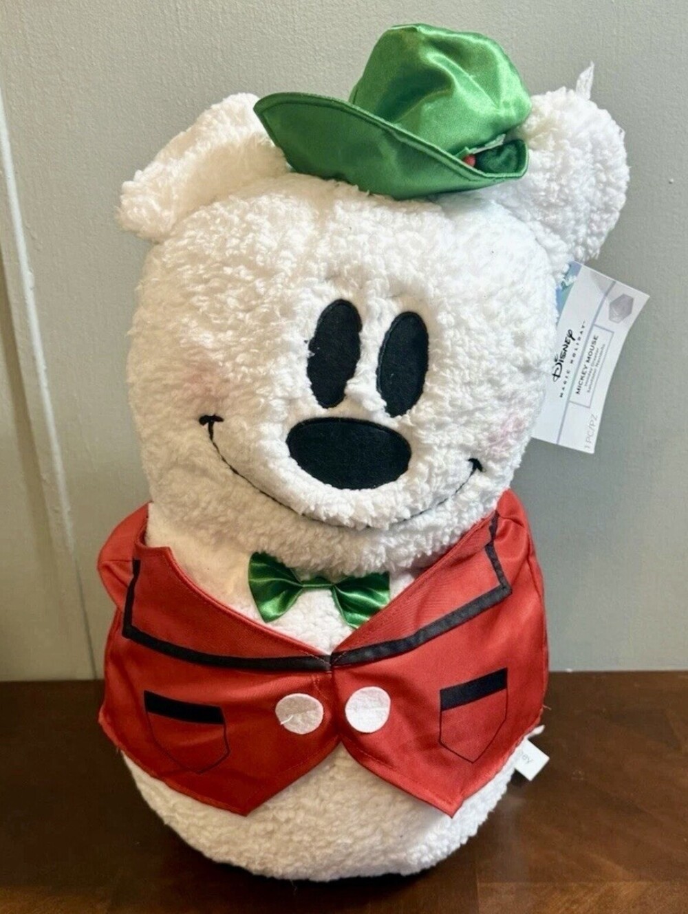 New Gemmy Mickey Mouse Snowman Christmas Magic Holiday Porch Greeter Disney